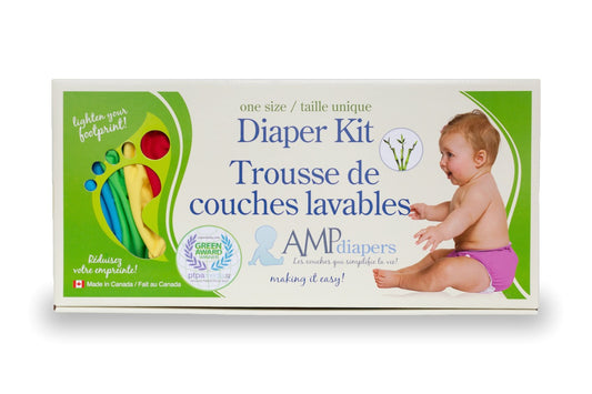 AMP One Size Bamboo Diaper Box Kit (FINAL SALE)