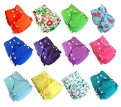 AMP 12 Small Diaper Covers With 24 Free Glowbug Inserts & Accessories