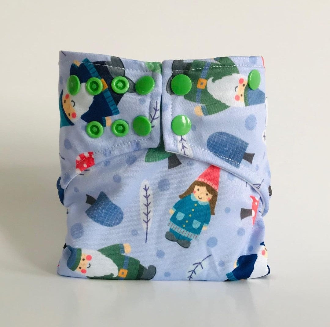 Glowbug Pocket Diaper: SINGLES (COMES WITH 2 BAMBOO BLEND INSERTS)