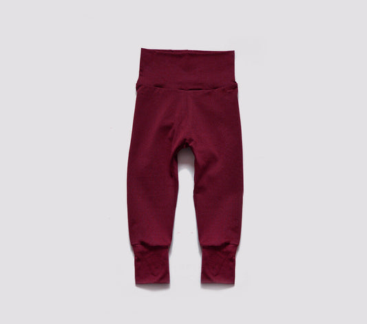 Bamboo Little Sprout Pants | Grow With Me Leggings | BRICK