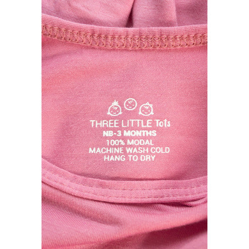 THREE LITTLE TOTS Knotted Baby Gown