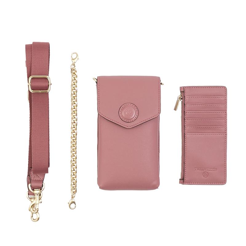 Mauve high quality TWELVElittle Phone Crossbody