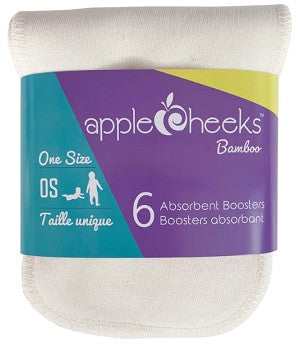 AppleCheeks Bamboo Rayon Boosters - 6 Pack
